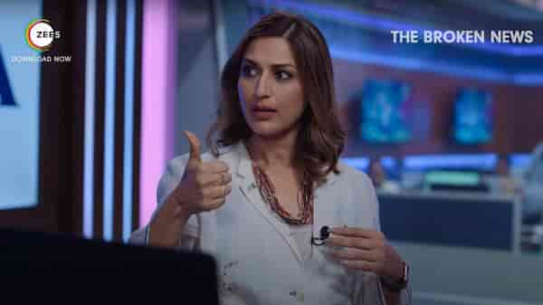 The Broken News teaser: Sonali Bendre's OTT debut series looks intriguing and thrilling