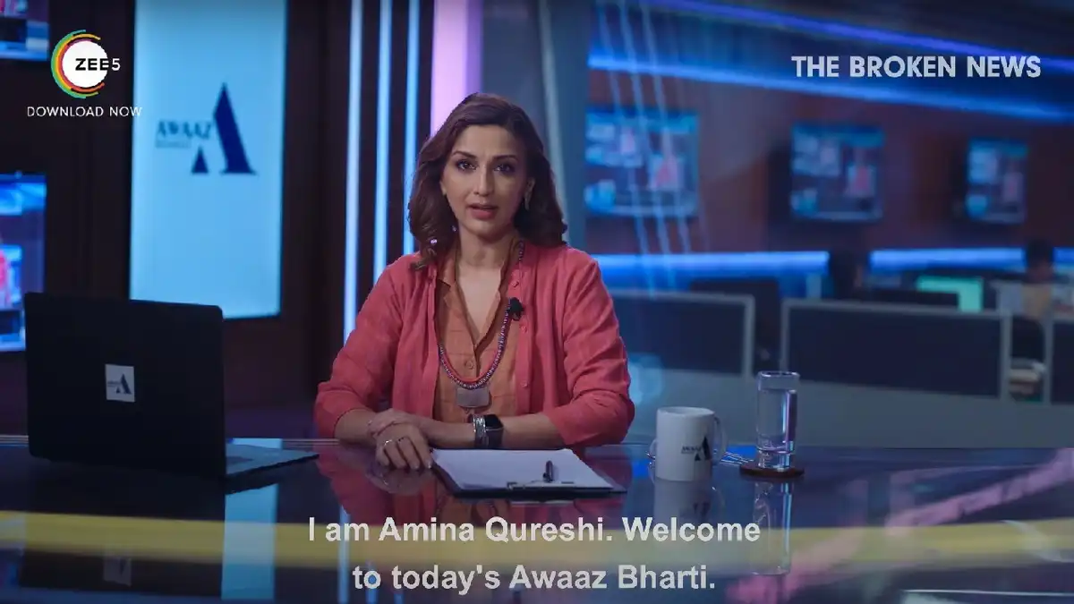 The Broken News trailer: Sonali Bendre's OTT debut series on ZEE5 promises to leave you thrilled to bits, Watch!