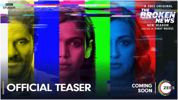 The Broken News S2 – Teaser: Sonali Bendre, Shriya Pilgaonkar, Jaideep Ahlawat are back with another gripping season