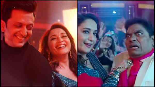 The Fame Game challenge: Watch Riteish Deshmukh, Jackie Shroff, Johnny Lever join Madhuri Dixit on dance floor