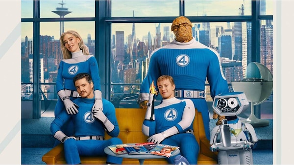 The Fantastic Four: First Steps. Poster detail