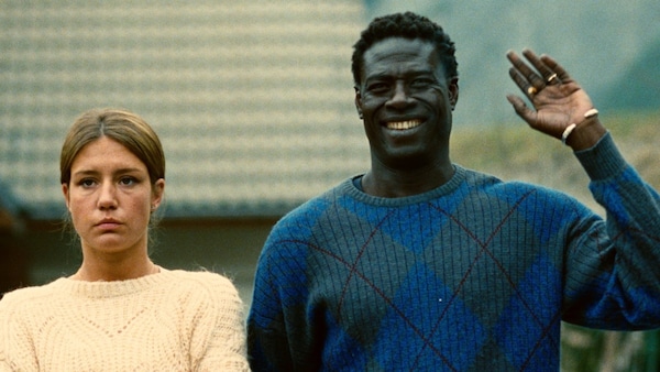 Adèle Exarchopoulos and Moustapha Mbengue in a still from the film