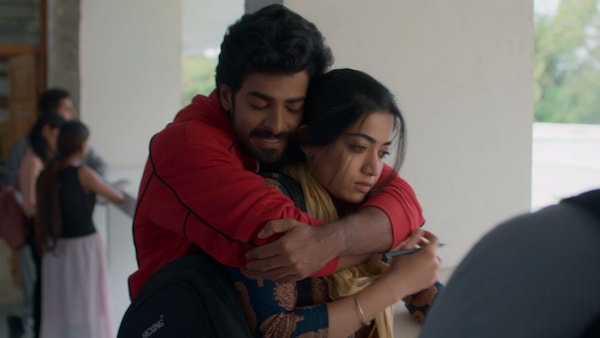 Dheekshith Shetty and Rashmika Mandanna inThe Girlfriend