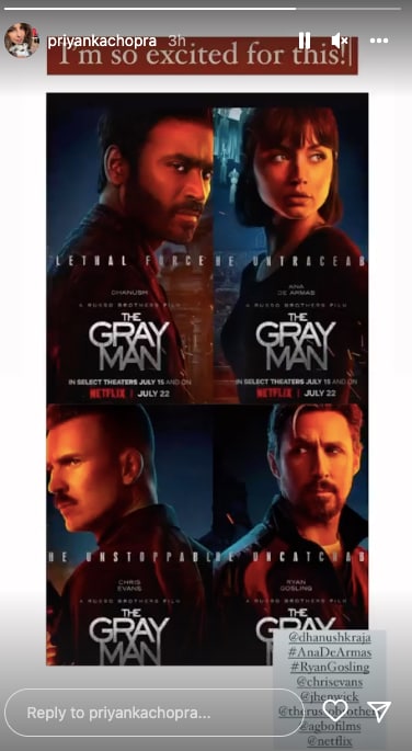 The Gray Man: Dhanush is a lethal force in new posters from the Ryan  Gosling, Chris Evans starrer