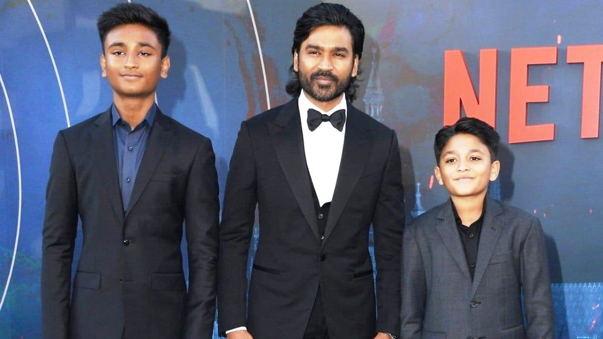 Dhanush: I felt I'm the coolest dad in the world when I walked the red carpet for The Gray Man premiere with my sons
