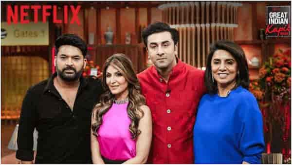 The Great Indian Kapil Show: Kapil 'Kapoor' keeps up with Ranbir Kapoor, Neetu, Riddhima; Watch!