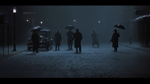 The iconic scene from Road To Perdition