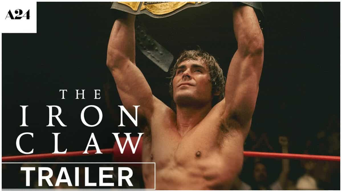 The Iron Claw trailer Zac Efron’s transformation into wrestler Kevin