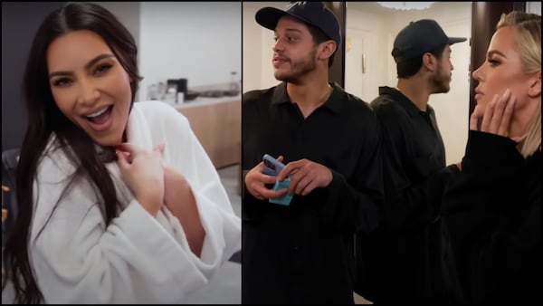 The Kardashians Season 2 teaser: Kim Kardashian invites beau Pete Davidson to take a 'quick shower' with her