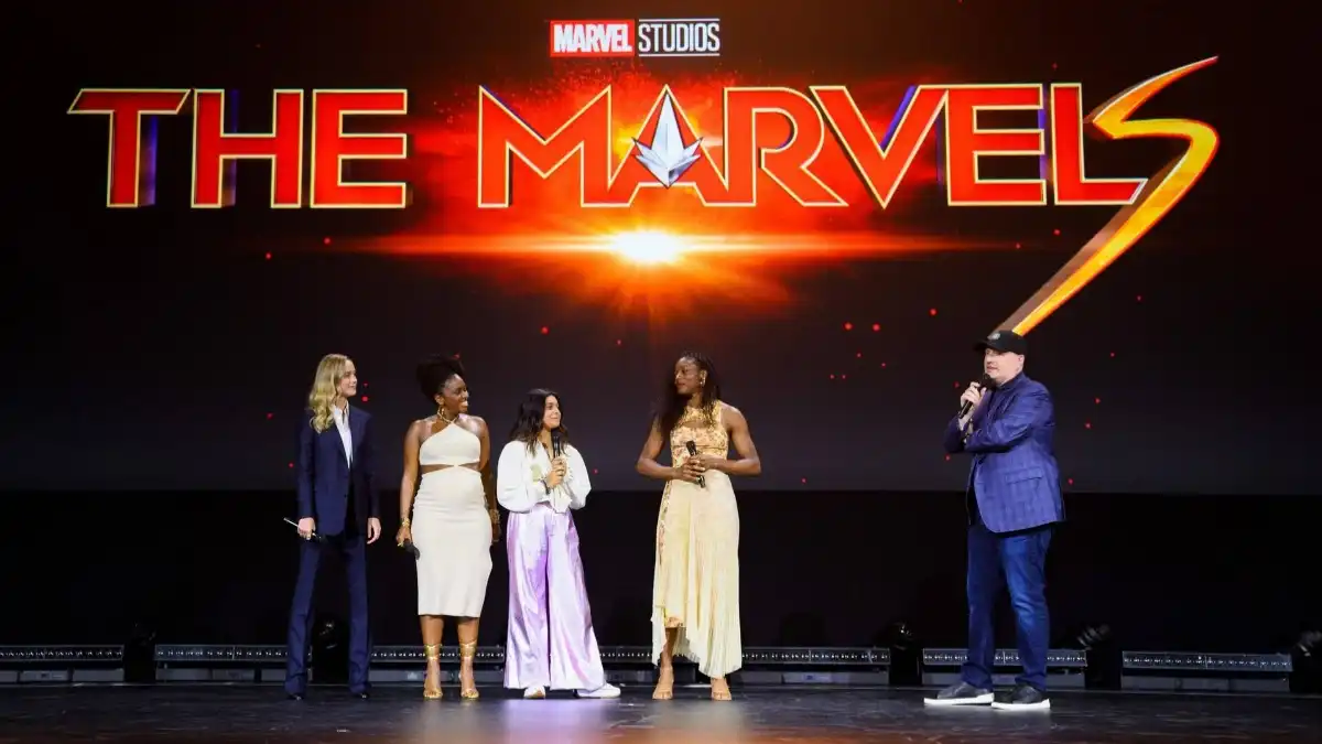 The Marvels: Brie Larson, Teyonah Parris, and Iman Vellani leave an impressive mark with upcoming film's first look