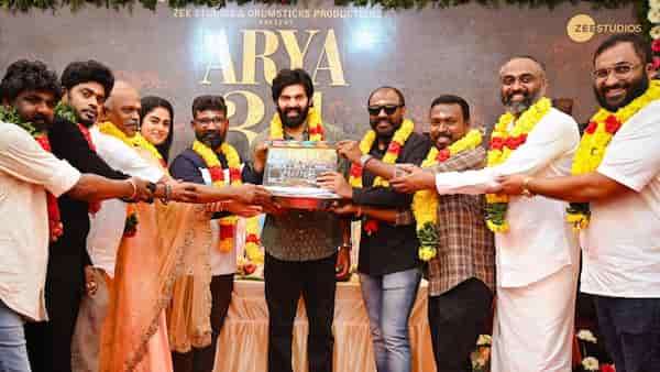 #Arya34: Arya and Siddhi Idnani begin shooting for Muthaiya's rural entertainer