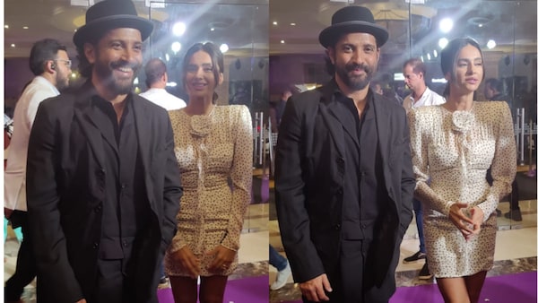 OTTplay Awards 2022: Power couple Farhan Akhtar, Shibani Dandekar make quite the statement on purple carpet