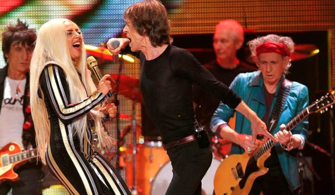 Epic Concert Lady Gaga And The Rolling Stones Make The Night