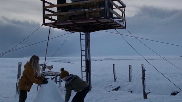 The short film is shot in Iceland