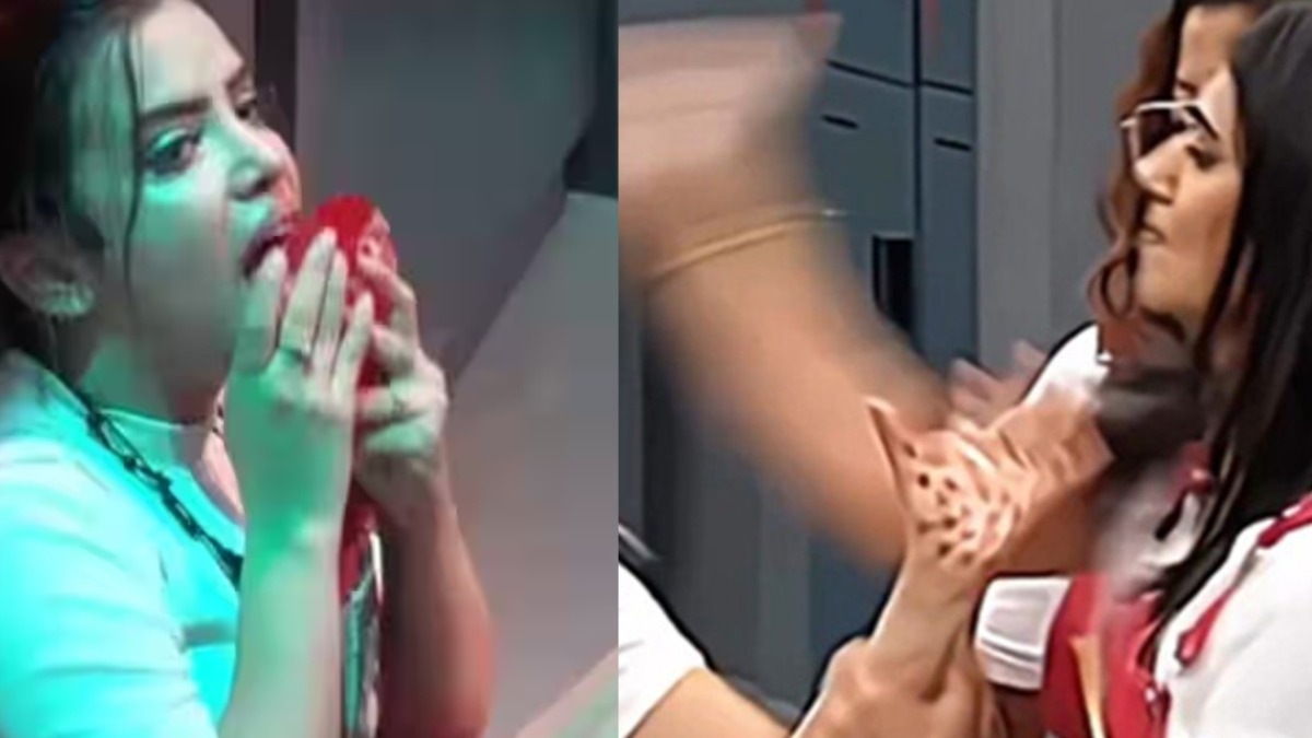 The Society rivals Azma Fallah-Mannat Kulharia handcuffed together; everything that led to the moment and what happened next