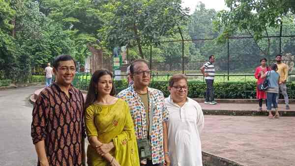 Jongole Mitin Mashi: Koel Mallick, Arindam Sil, and others release the poster at Alipore Zoo