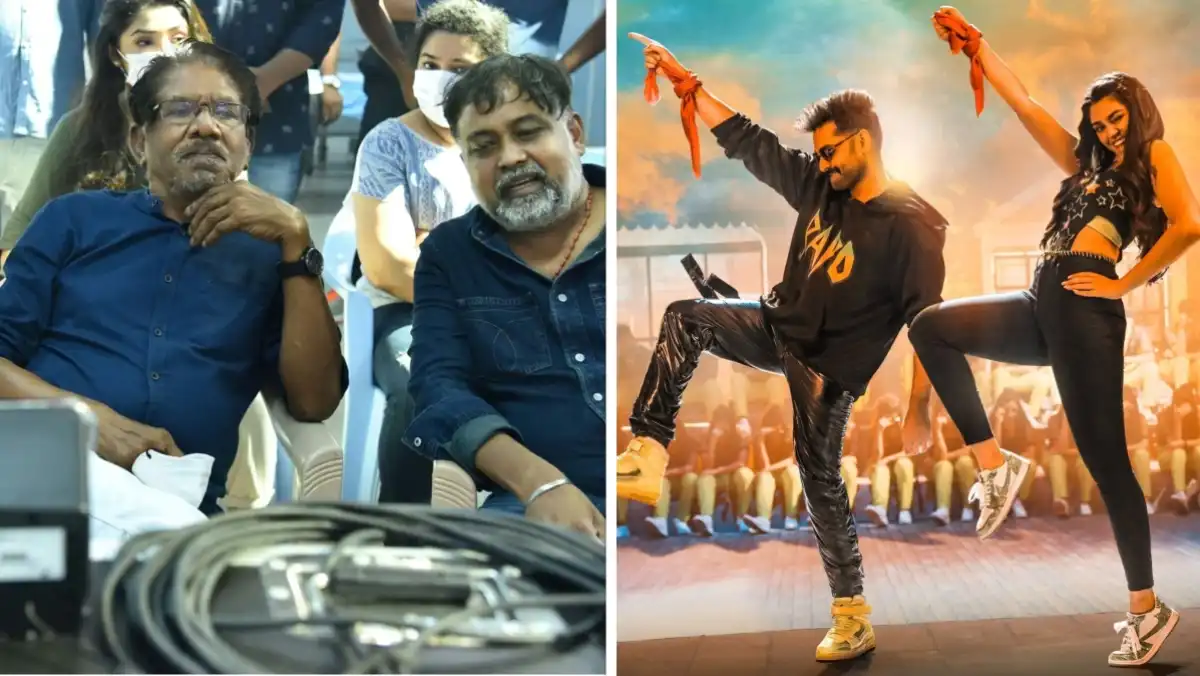 Lingusamy, Bharathiraja shake a leg to the chartbuster Bullet Song from The Warriorr