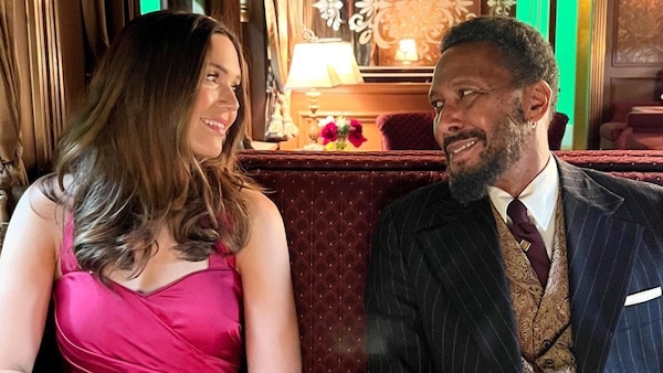 Rebecca and William on 'The Train'