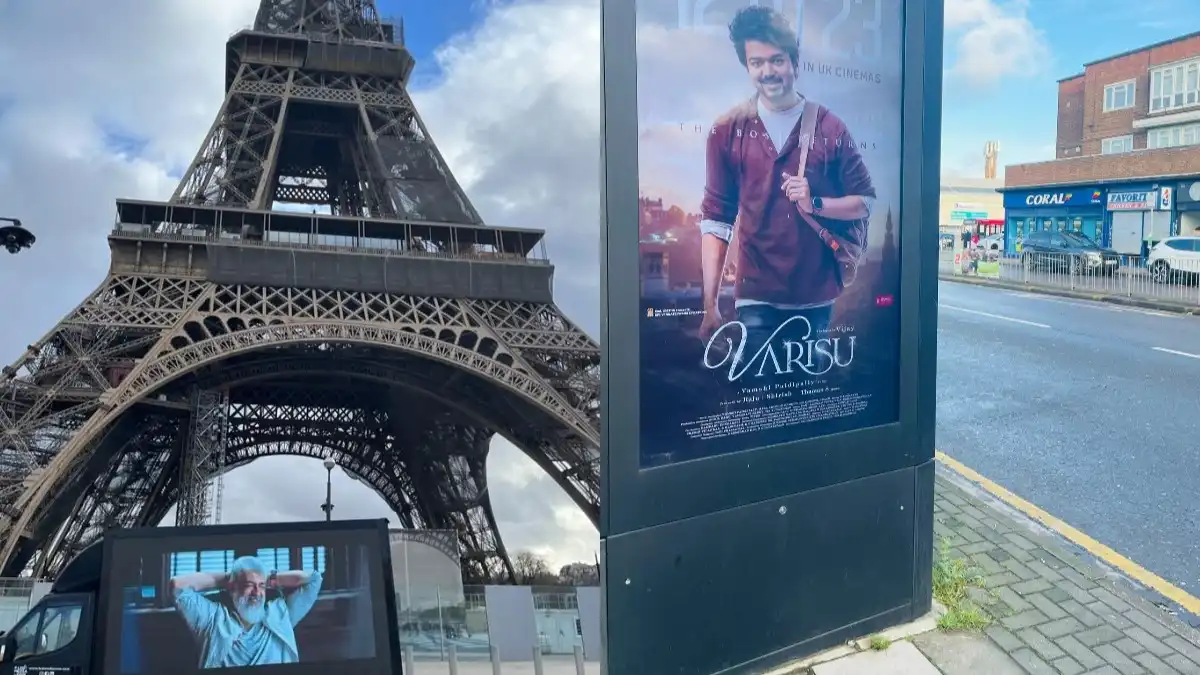 Varisu team takes over London streets, Thunivu team spotted at Eiffel Tower in Paris