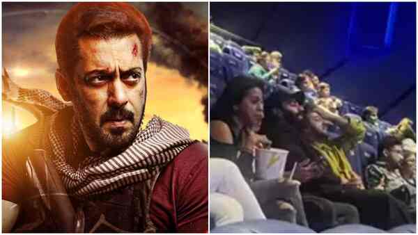 Viral: Amid reports of feud with Salman Khan, Arjun Kapoor spotted watching Tiger 3