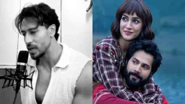 Ganapath star Tiger Shroff’s sings a song from Bhediya; Kriti Sanon, Varun Dhawan give epic reactions