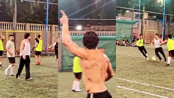 Watch! Tiger Shroff playing football is an inspiration for all fitness enthusiasts