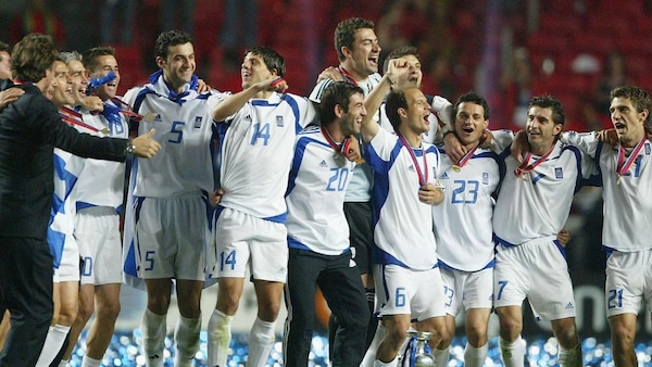 Greece after beating Portugal in the final. Image | uefa.com