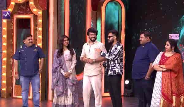 Top Cooku Dupe Cooku latest promo: Raayan actors Kalidas Jayaram and Dushara Vijayan grace the culinary competitive show | Watch the fun promo