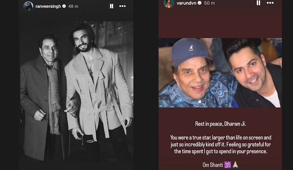Ranveer Singh and Varun Dhawan's tribute