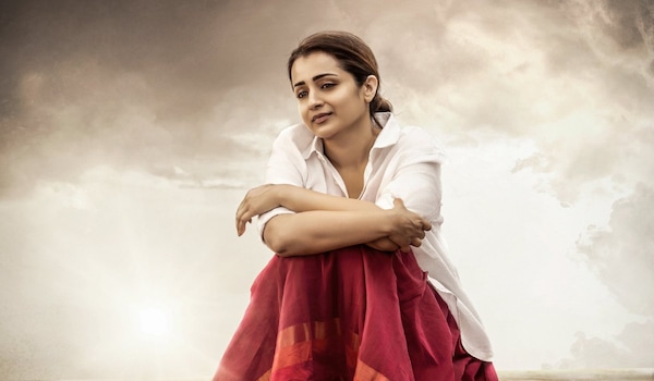 Thug life star Trisha gets no-make up, simple look in Mani Ratnam-Kamal Haasan film; new poster out