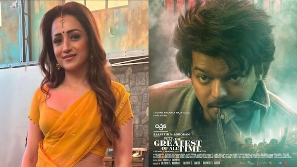 The GOAT: Trisha Krishnan sets social media on fire with her cameo in Thalapathy Vijay’s film