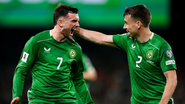 Troy Parrot scored a brace against Portugal in a famous 2-0 win for Ireland. Image | Ireland Football