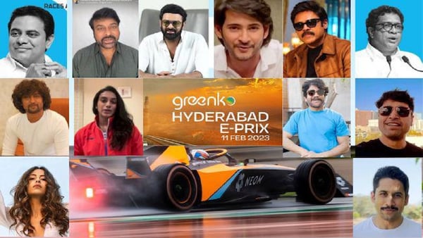 From Allu Arjun to Prabhas and Mahesh Babu, Telugu film celebs root for Formula E 2023 Greenko Hyderabad E-Prix
