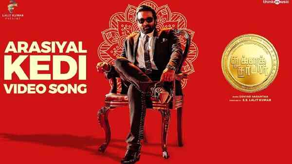 Arasiyal Kedi: The music video of Tughlaq Durbar features Vijay Sethupathi trying to up his political ranks