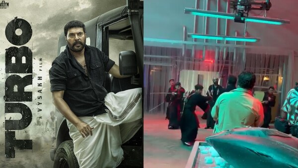 Turbo leaked video reveals martial arts action scene with Mammootty and Raj B Shetty, fans can't keep calm