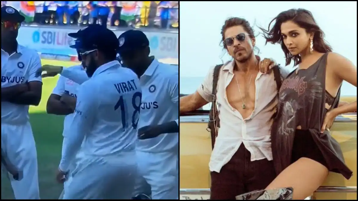 IND vs AUS 1st Test: Watch Virat Kohli and Ravindra Jadeja dance to Shah Rukh Khan's 'Jhoome Jo Pathaan' song