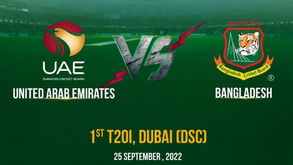 UAE vs BAN, 1st T20: Where and when to watch United Arab Emirates vs Bangladesh in Dubai