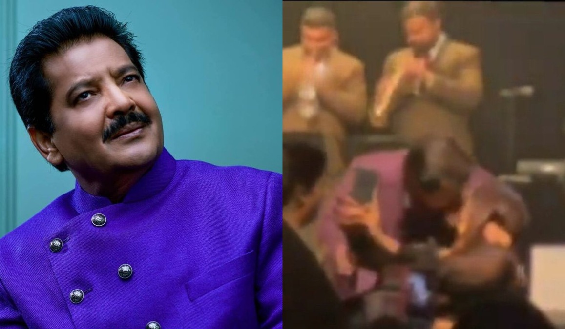 WATCH: Internet goes berserk after Udit Narayan lip-kissed a female fan while singing Tip Tip Barsa Pani during concert; 'What a nightmare'