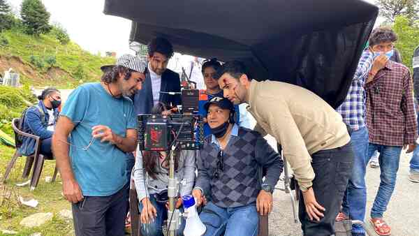 Ankur Rathee on the sets of Undekhi 2