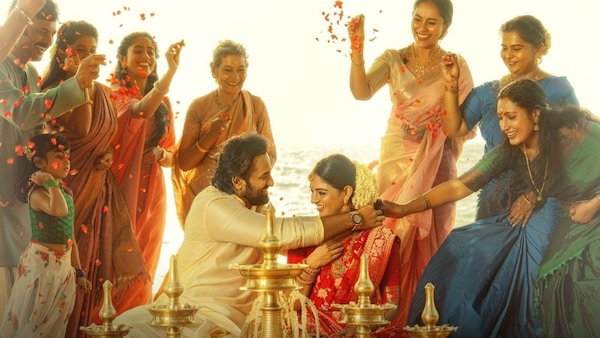 Unni Mukundan and Nikhila Vimal in a still from Get-Set Baby
