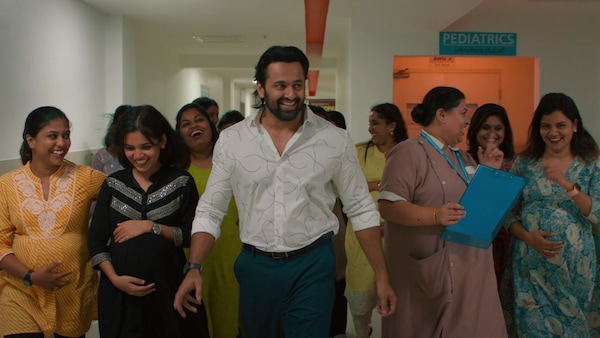 Unni Mukundan in a still from Get Set Baby