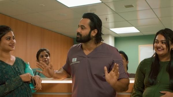 Unni Mukundan in a still from Get-Set Baby