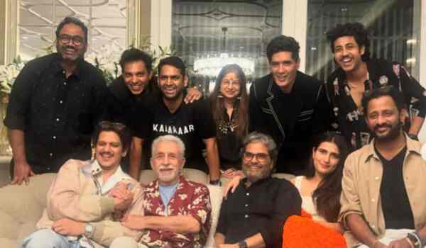 Vijay Varma, Fatima Sana Shaikh celebrate Ul Jalool Ishq’s wrap-up at Manish Malhotra’s residence | Watch