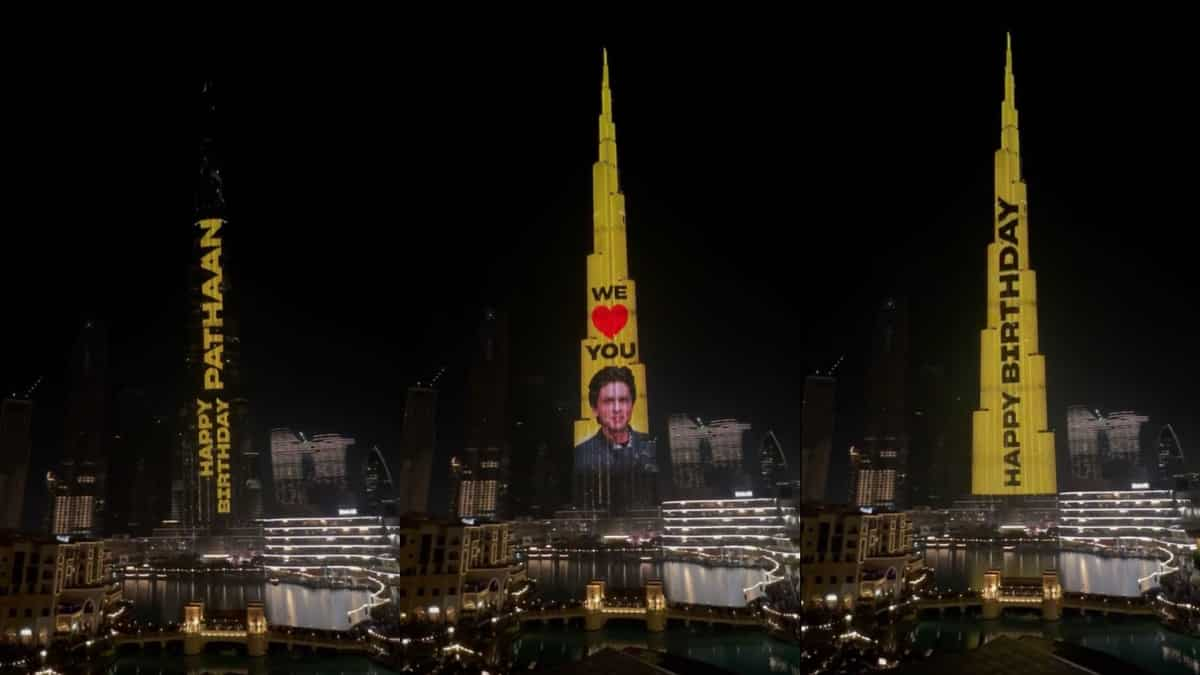 Burj Khalifa Lights On Shah Rukh Khan's 57th Birthday With THIS Special ...