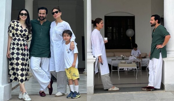 Post Jaane Jaan’s release, Kareena Kapoor chills out with family at Pataudi Palace