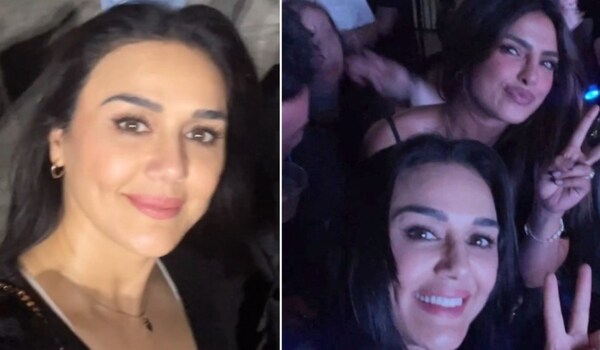 Priyanka Chopra and Preity Zinta have a blast at Jonas Brothers concert