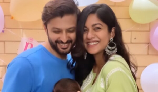 Watch: Vatsal Sheth and Ishita Dutta reveal their baby boy’s name