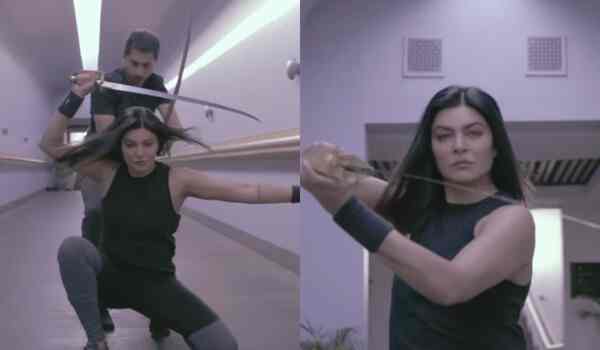 Watch: Sushmita Sen shows off her Kalaripayattu skills while training for Aarya 3