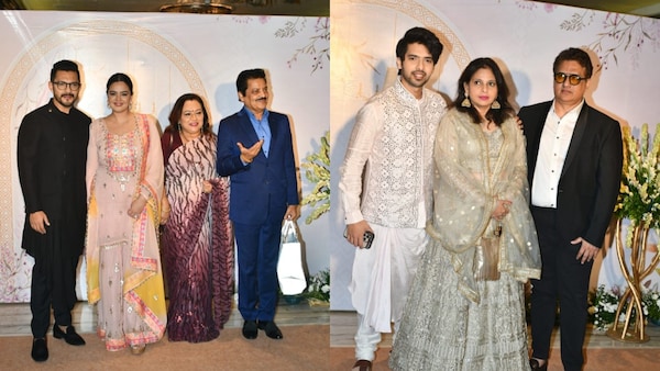 Mithoon and Palak’s wedding reception was a star-studded event