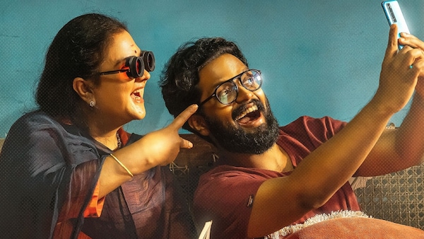 Urvashi and Balu Varghese in a still from Charles Enterprises